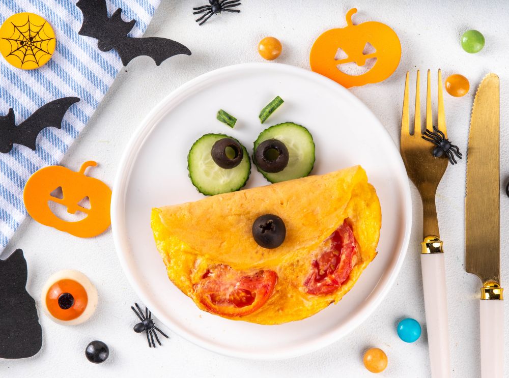 Tips til årets halloweenfeiring! 3 Skummel omelett til halloween