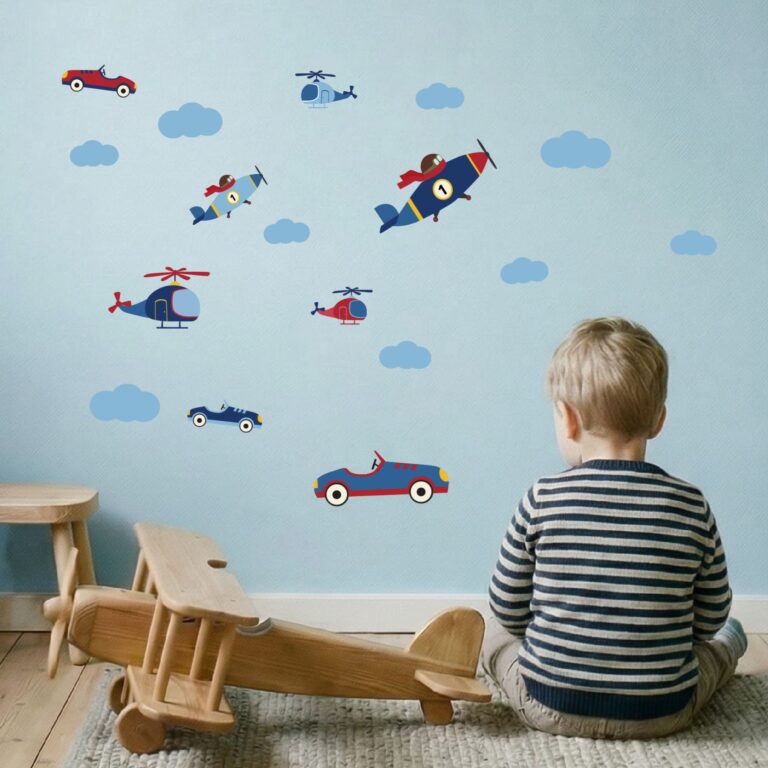 retro kjøretøy wallstickers