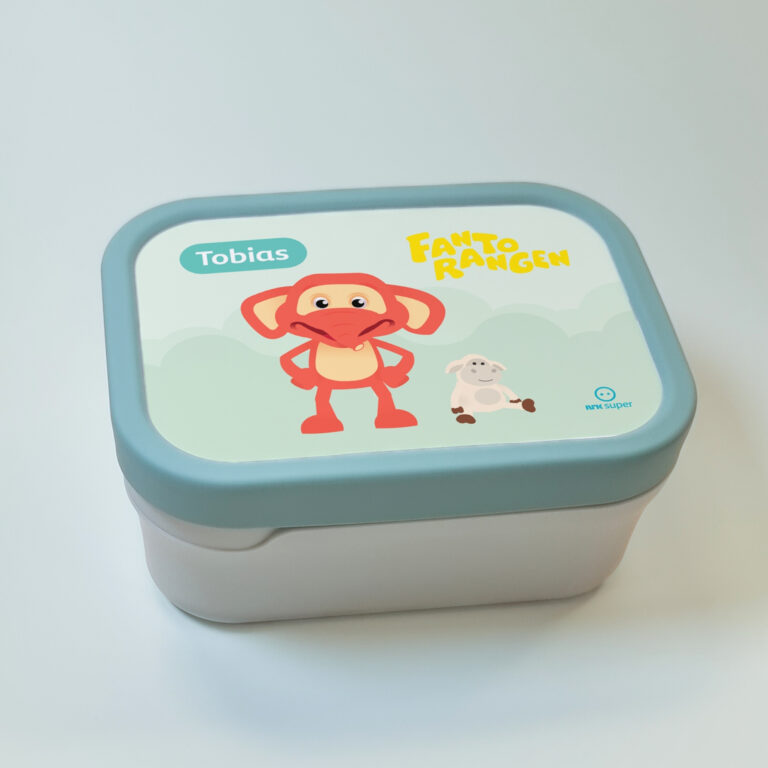 Matboks med Fantorangen og navn