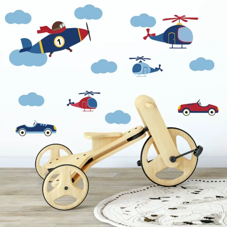 Retro kjøretøy wallstickers