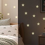 Selvlysende wallstickers: Stjerner
