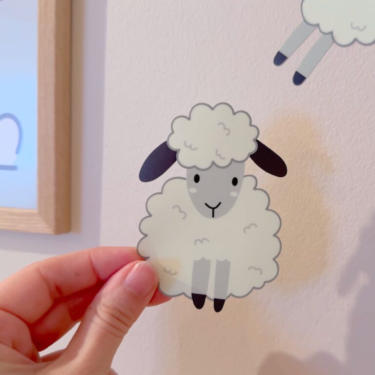 Selvlysende wallstickers sauer